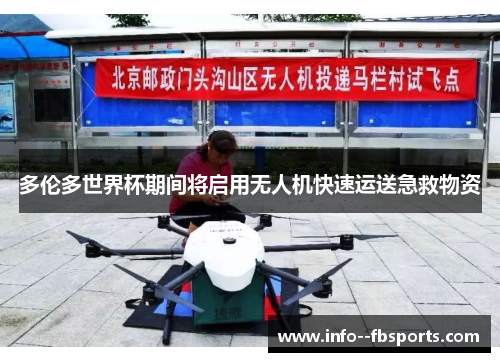 多伦多世界杯期间将启用无人机快速运送急救物资